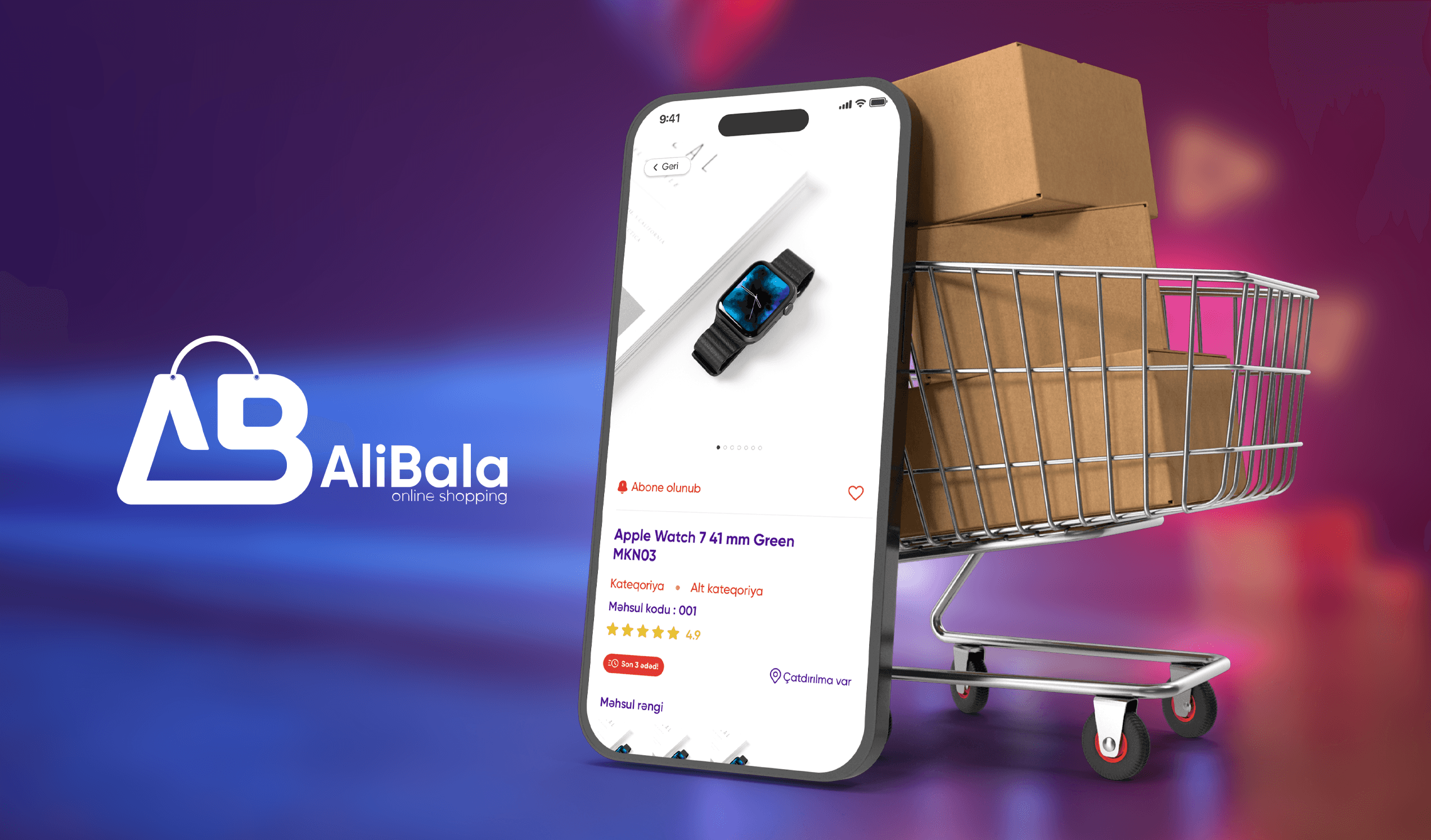 Alibala.com e-ticarət mobil tətbiqi